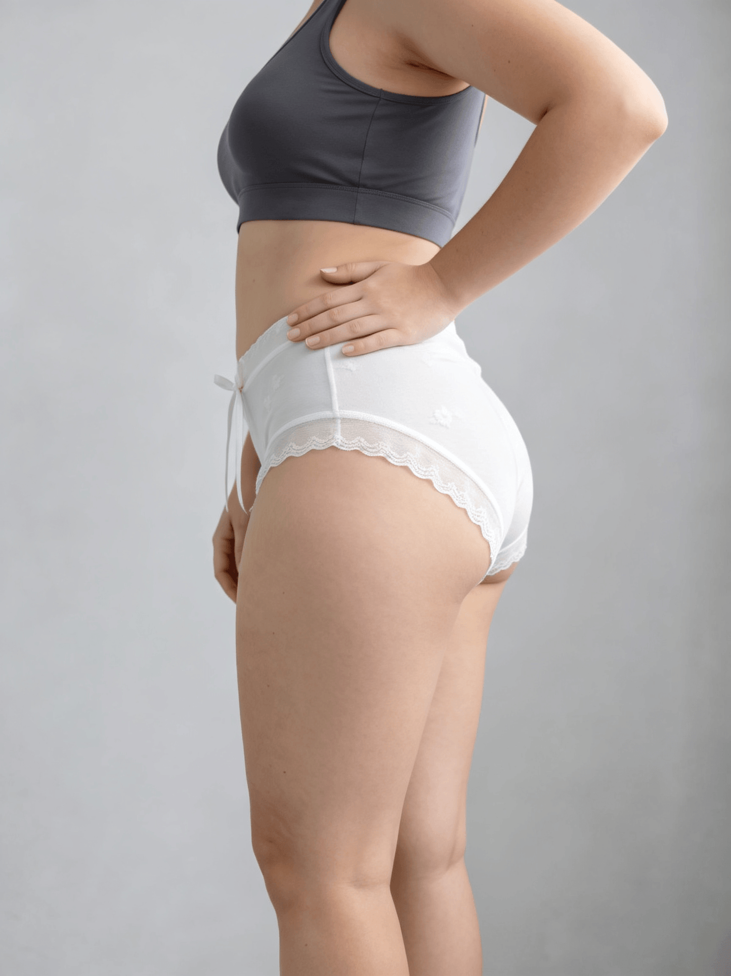 Women's Modal Mid-Rise Underwear, Antibacterial, Plus Size, Seamless Panties