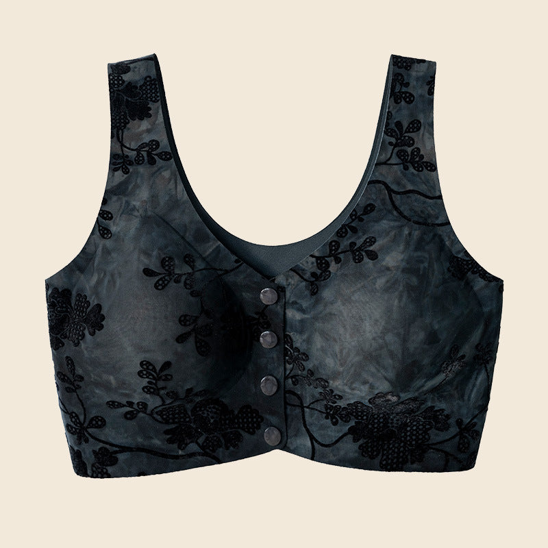 Wireless Front Closure Bra for Middle-Aged and Elderly Women