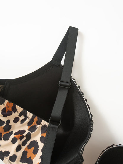 D-G Cup Plus Size Underwire Bra Push Up Back Smoothing Minimizer Bra