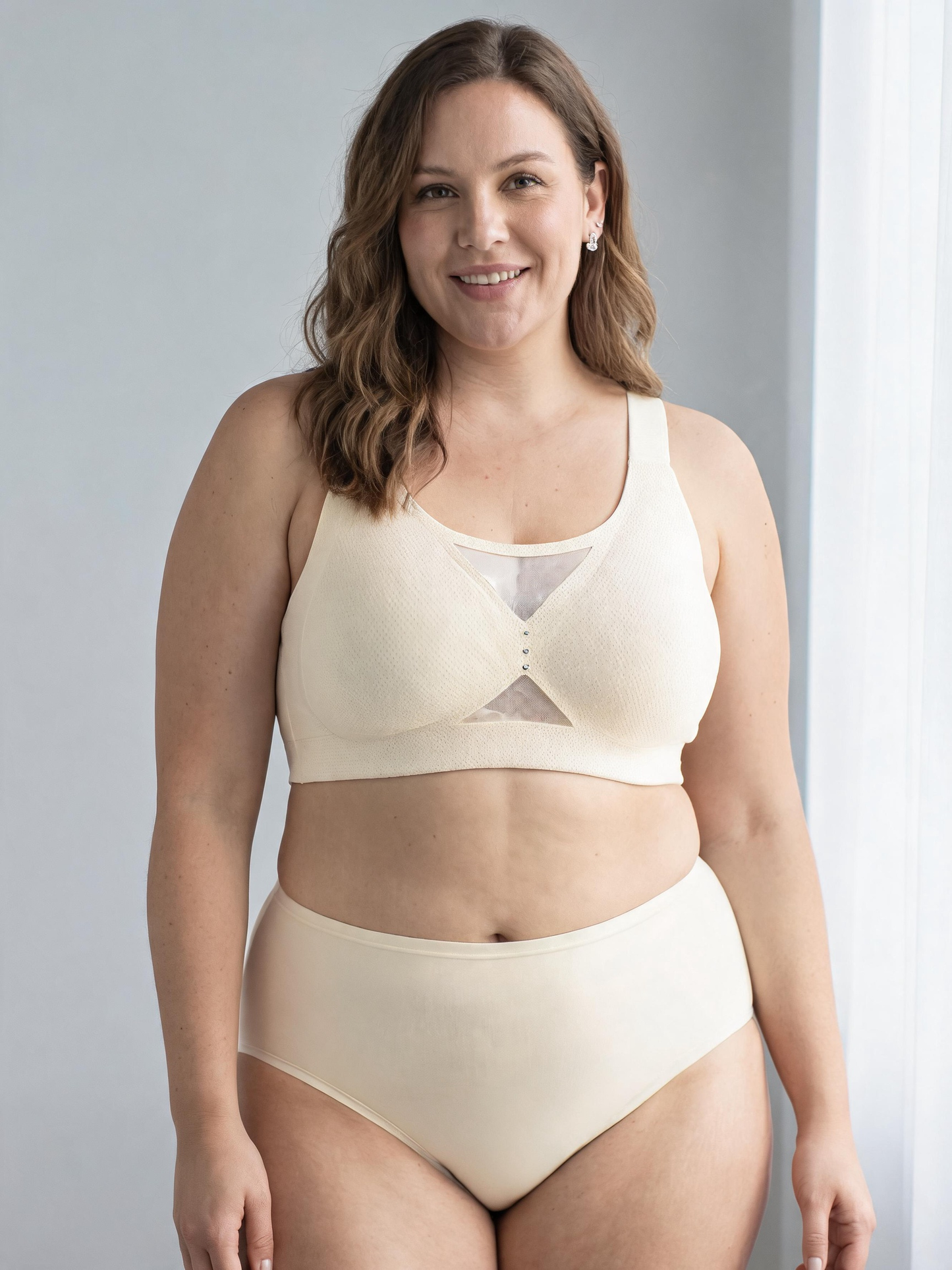 Plus Size Jelly Strip Bra For Women Thin Wireless Minimizer Seamless