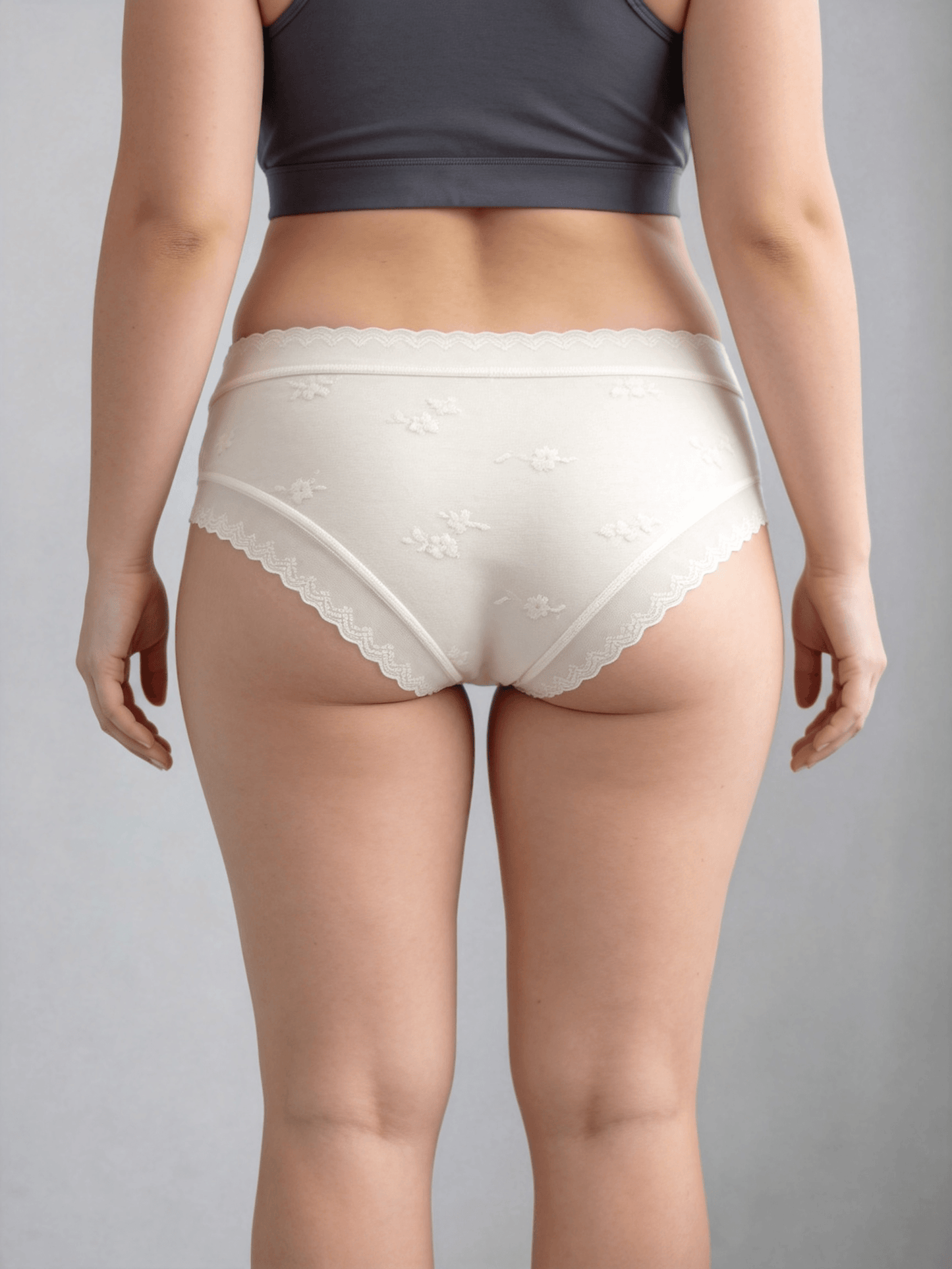 Women's Modal Mid-Rise Underwear, Antibacterial, Plus Size, Seamless Panties