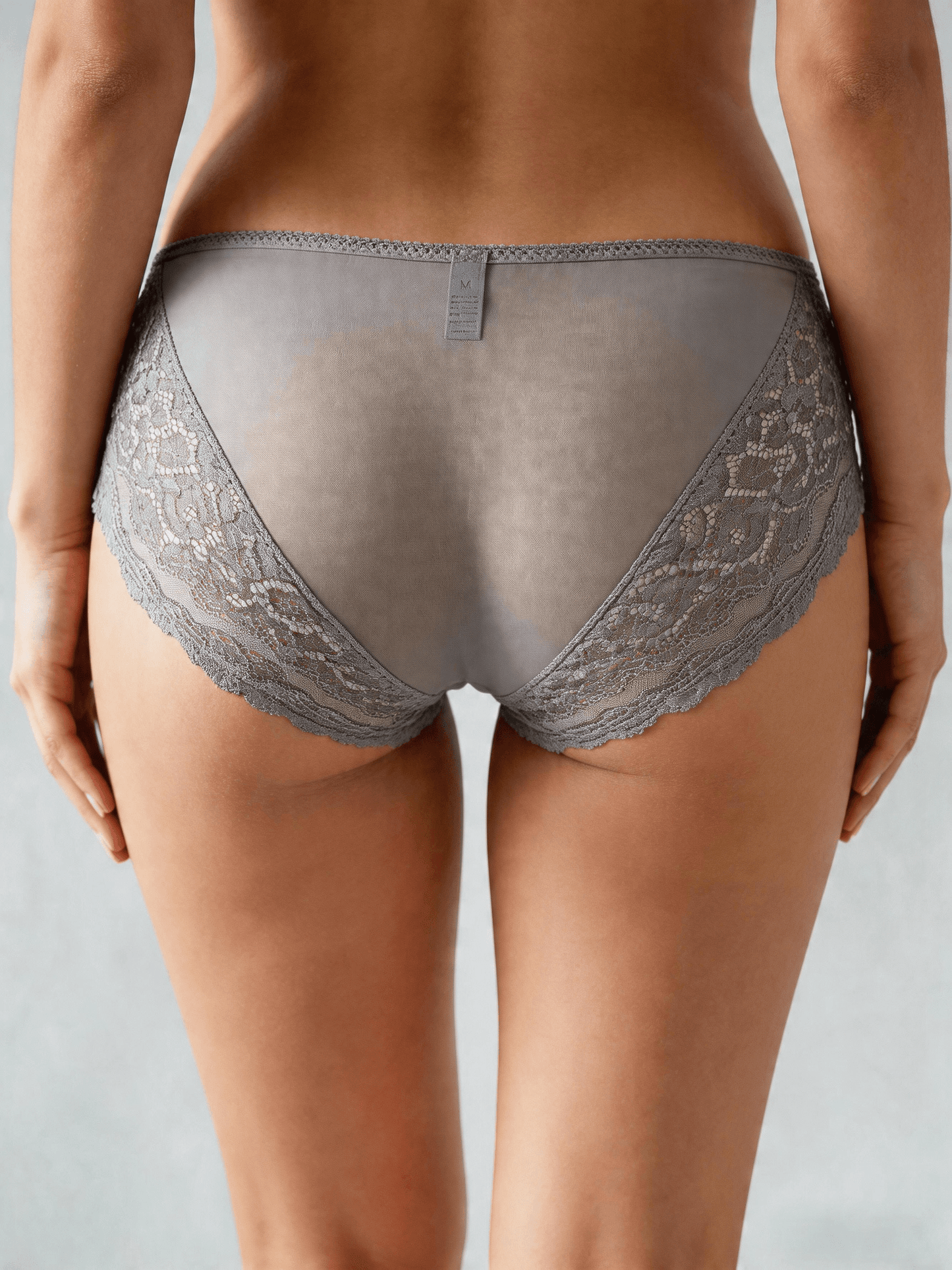 Plus Size Elegant Style Panties for Women, Mid Waist & Seamless Briefs