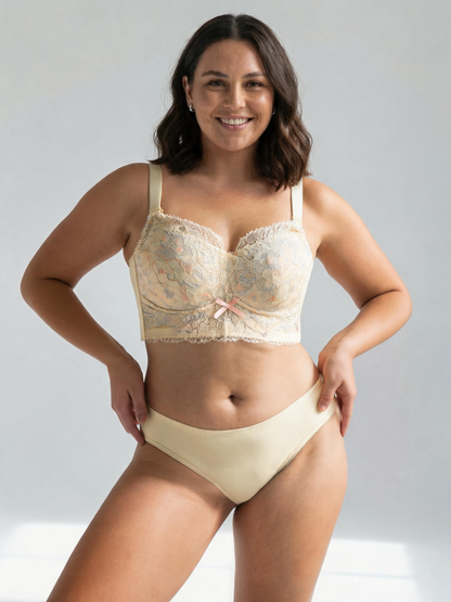 Full Cup Plus Size Side Support Minimizer Bra for Large Bust