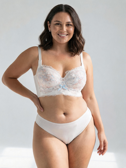 Full Cup Plus Size Side Support Minimizer Bra for Large Bust