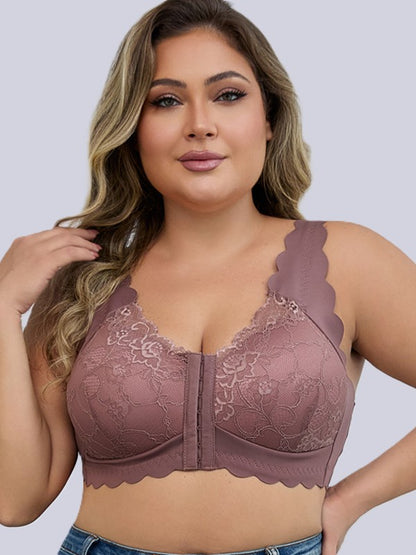 back smoothing breathable bra, plus size and comfortable for casual and home wear.