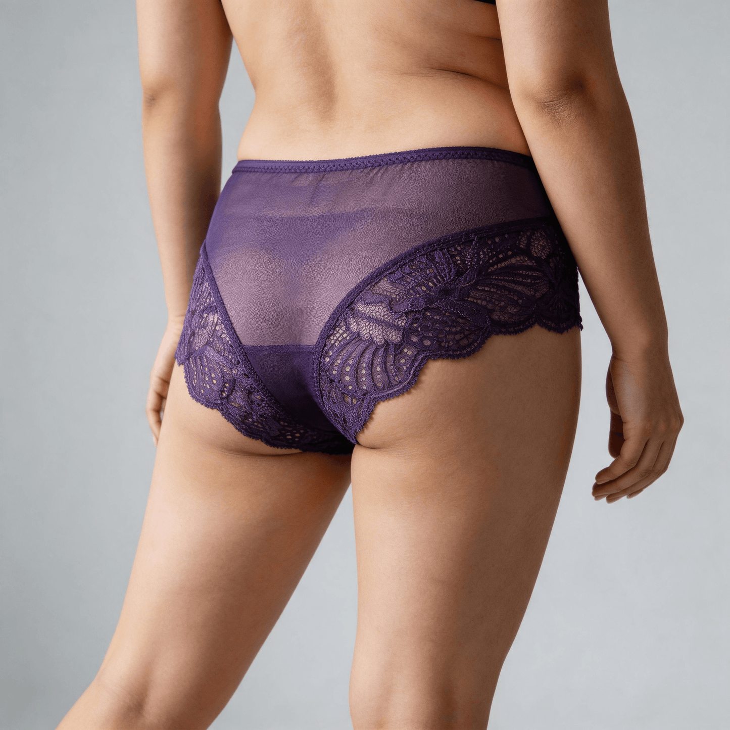 Plus Size Panties for Women, Mid-Rise Hip Lifting Seamless Briefs & Cotton Crotch