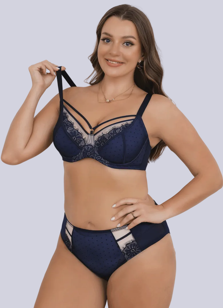elegant lace bra with supportive underwire for balanced shape and comfort