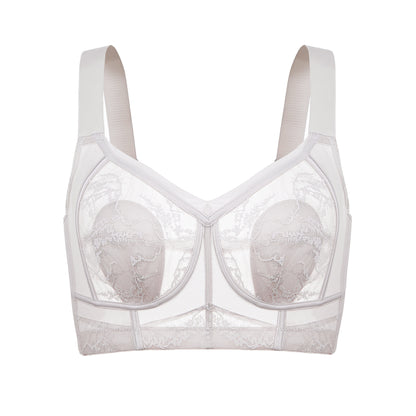 Wireless Ultra Thin Rabbit Ear Cup Bra Minimizer for Curvy Women