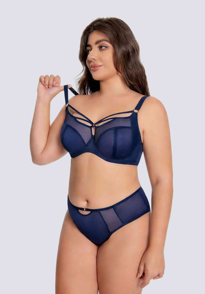 comfortable mesh underwire bra set for daily wear and reliable bust support