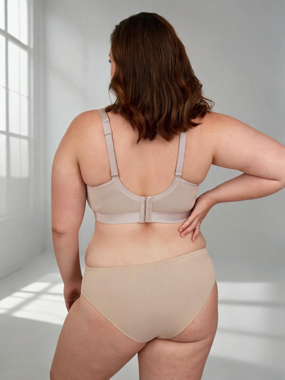 Plus Size Thin Full‑Coverage Smooth Surface Strapless Bra