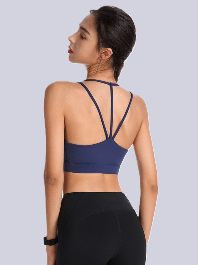 high support shockproof sports bra, reduces bounce and keeps you secure during workouts.