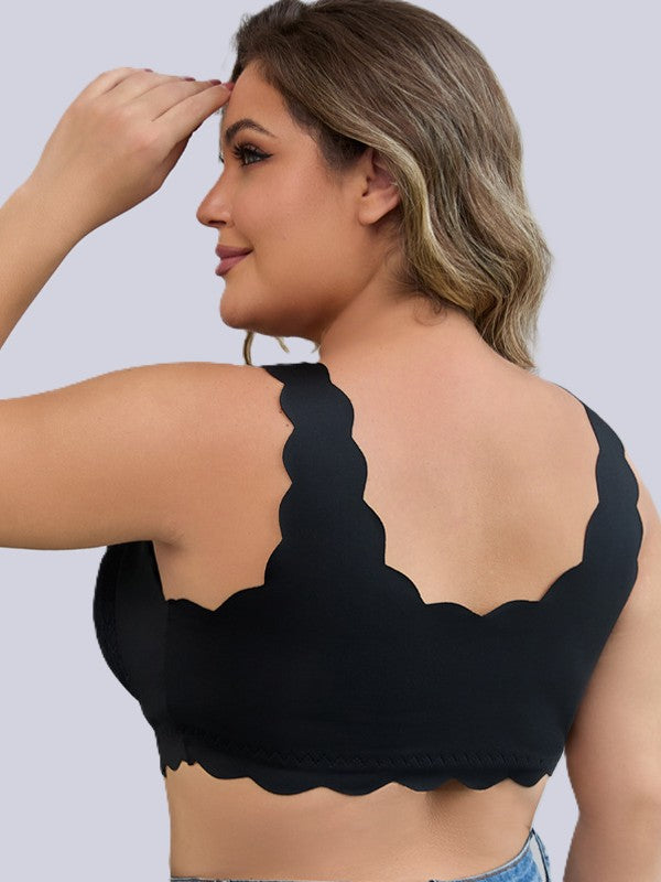 front closure tank top bra, plus size fit for European and American curvy figures.