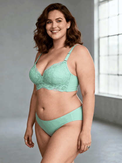 Wireless Full Coverage Thin Cup Minimizer Bra, Slimming & Push-up
