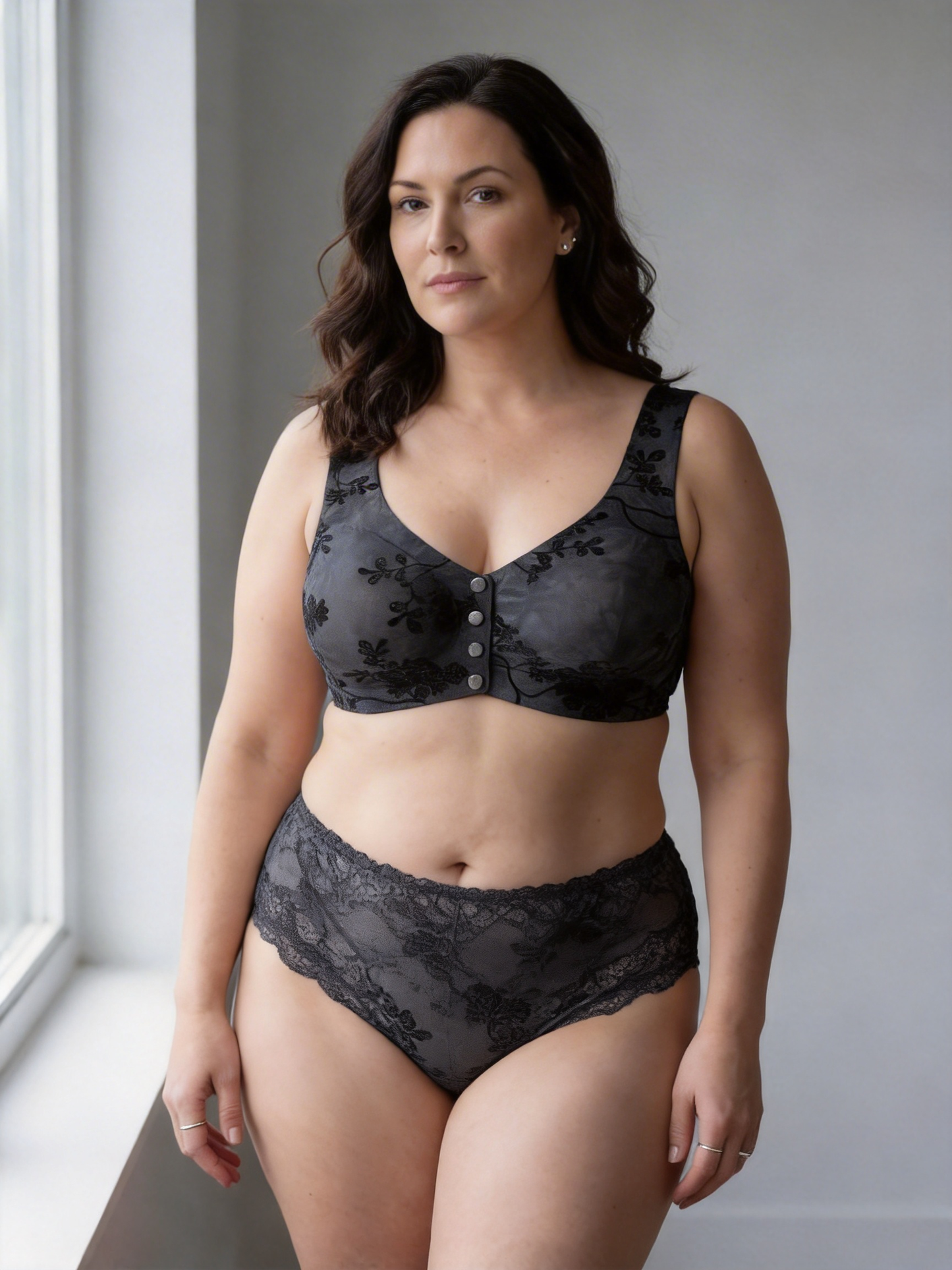 Wireless Front Closure Bra for Middle-Aged and Elderly Women