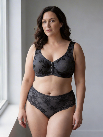 Wireless Front Closure Bra for Middle-Aged and Elderly Women