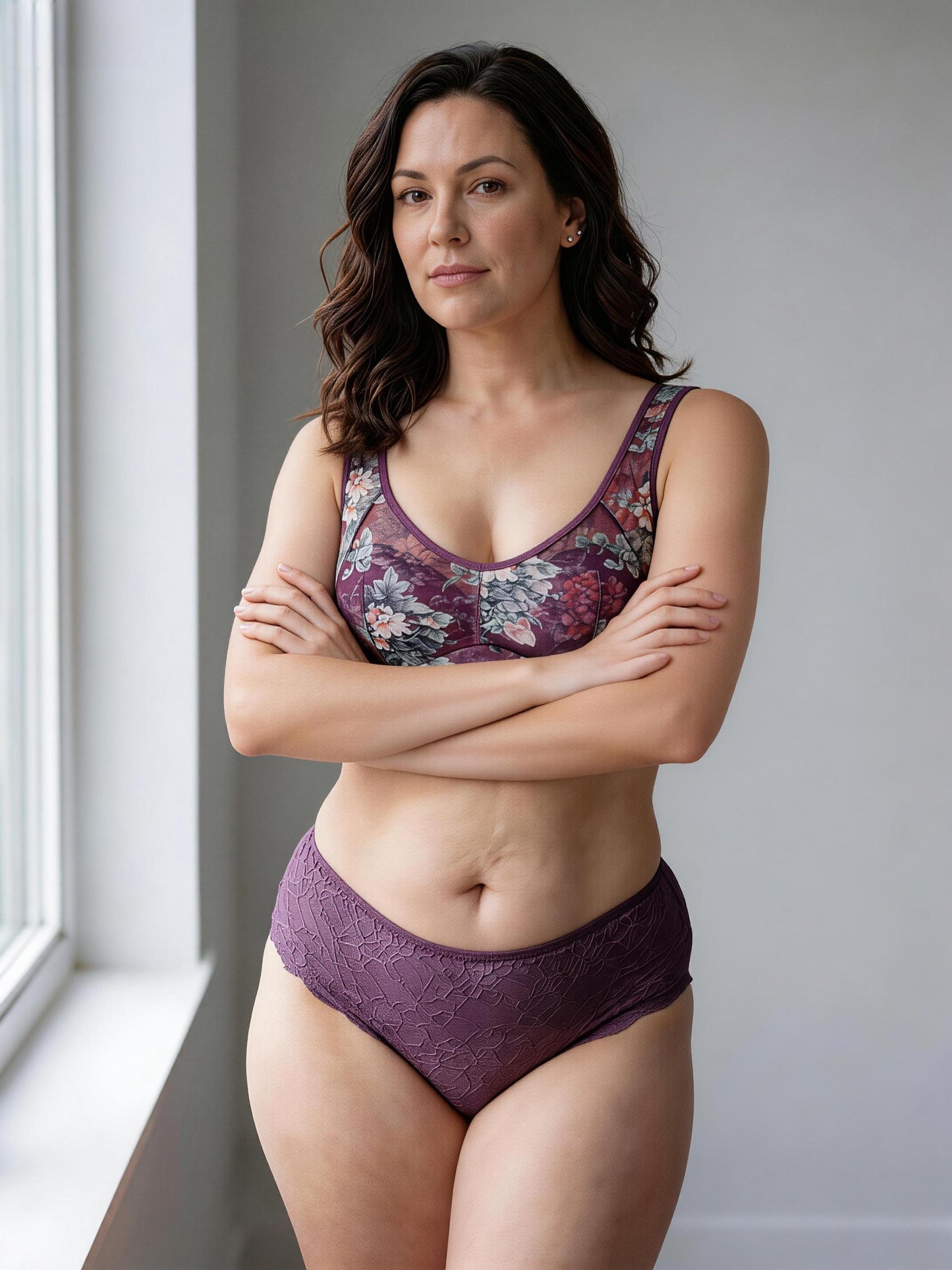Women's Seamless Push Up Bra, Sports Bralette with Side Support