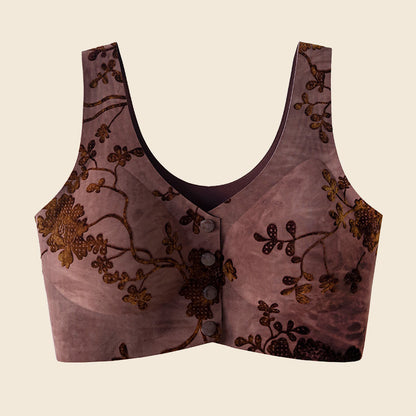 Wireless Front Closure Bra for Middle-Aged and Elderly Women