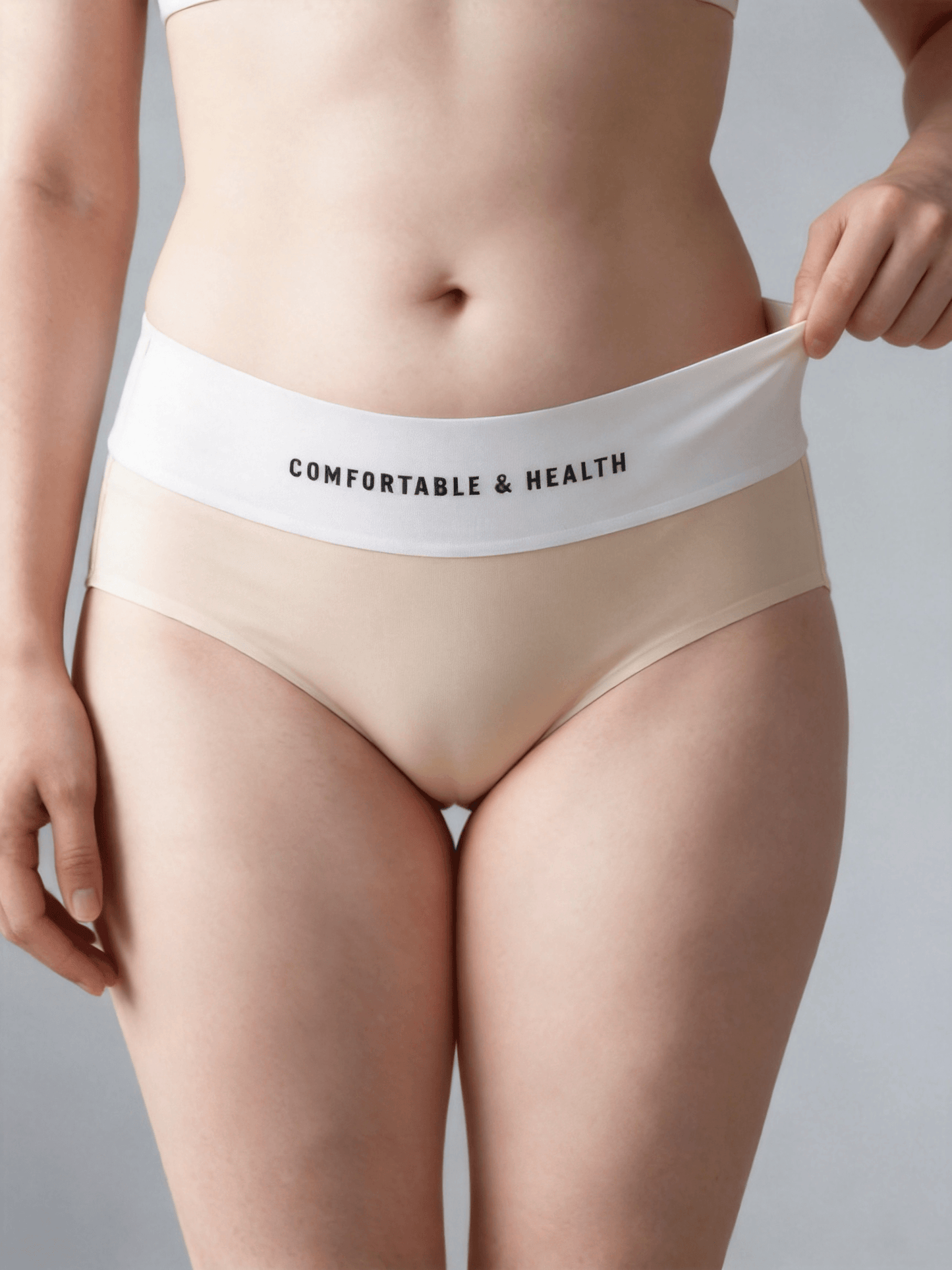 Antibacterial Seamless Ice Fabrics Panties & Mid High Waist Hip Lifting