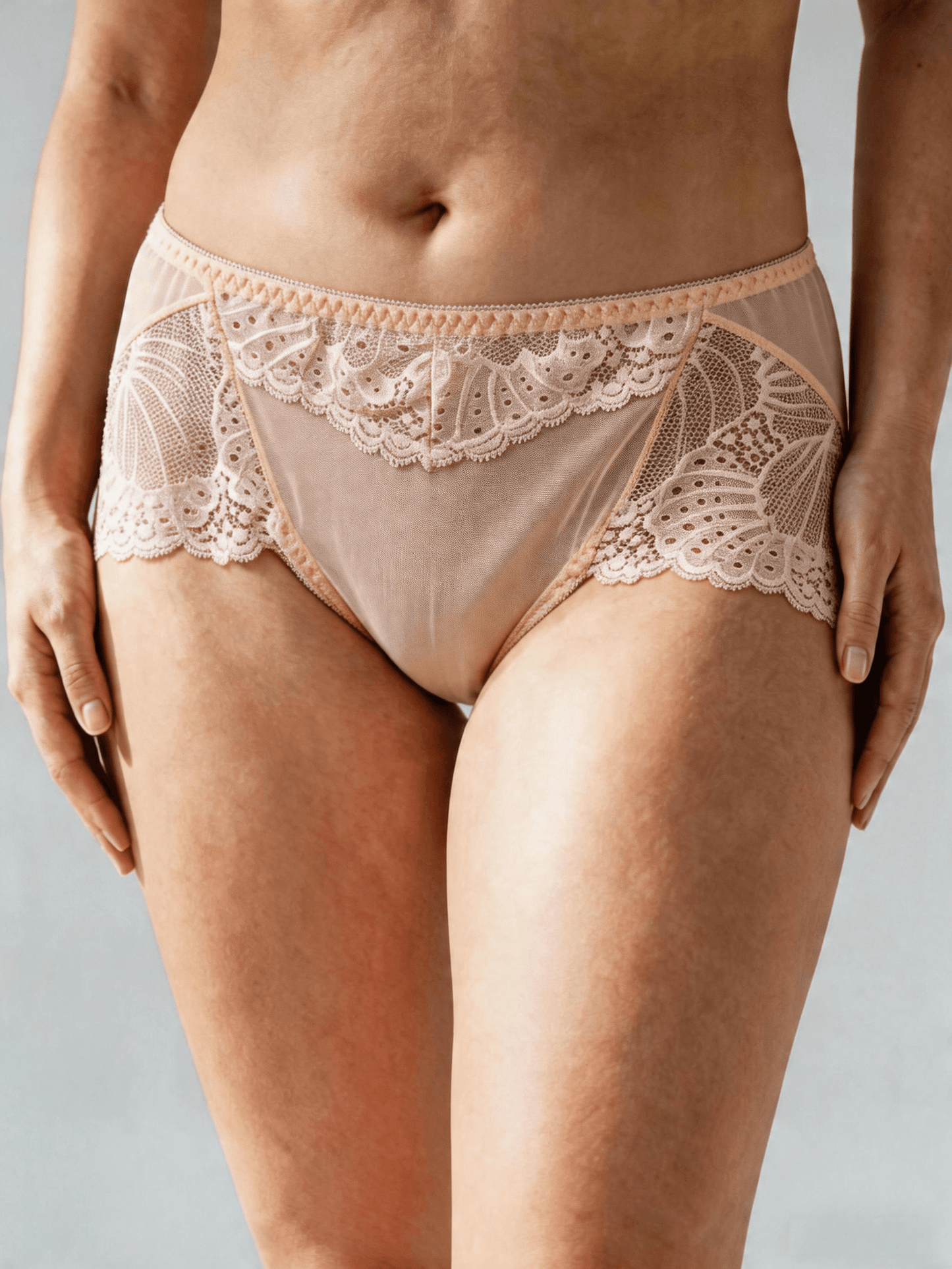 Plus Size Panties for Women, Mid-Rise Hip Lifting Seamless Briefs & Cotton Crotch