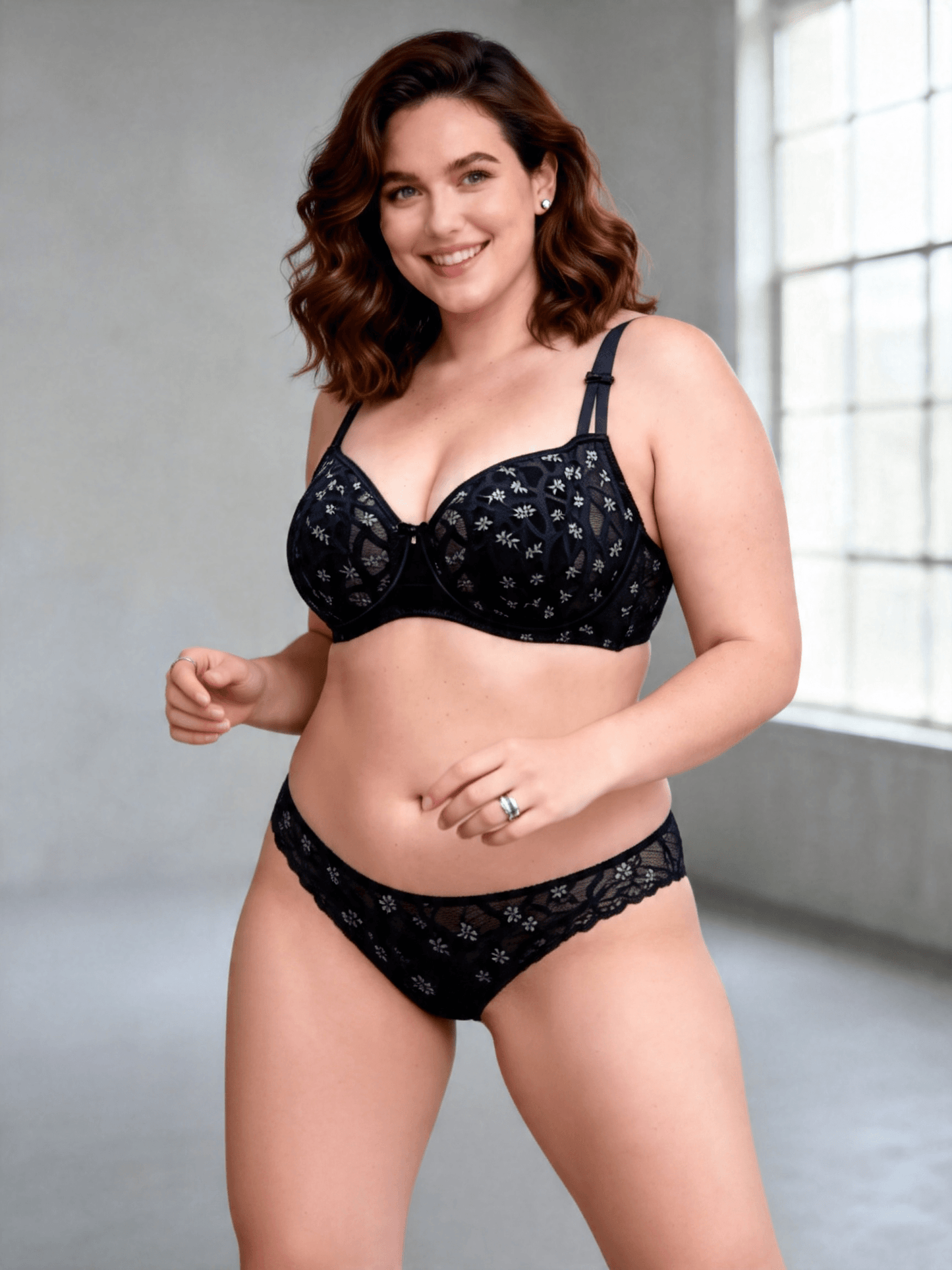 Plus Size Seamless Underwear for Women & Push Up, Side Support , Minimizer effect