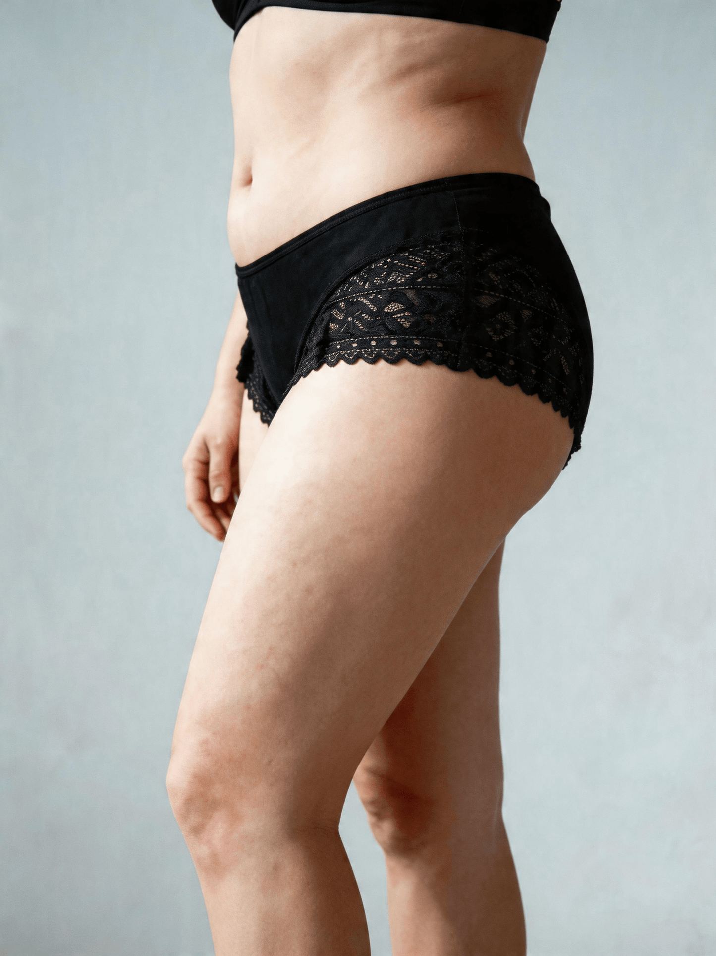 Plus Size Elegant Style Cotton Moisture Panties Breathable Soft Comfort