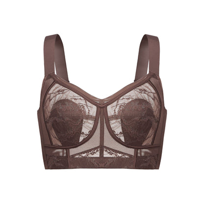 Wireless Ultra Thin Rabbit Ear Cup Bra Minimizer for Curvy Women