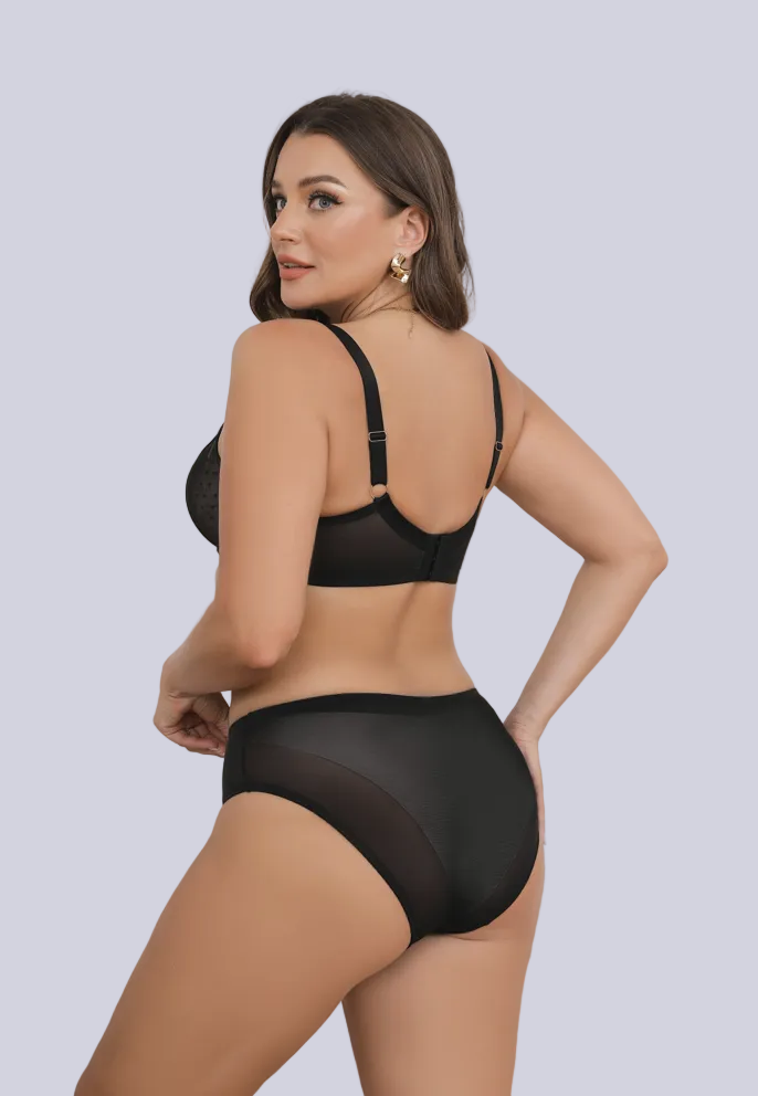 lightweight lace bra that minimizes bulk while offering secure underwire support