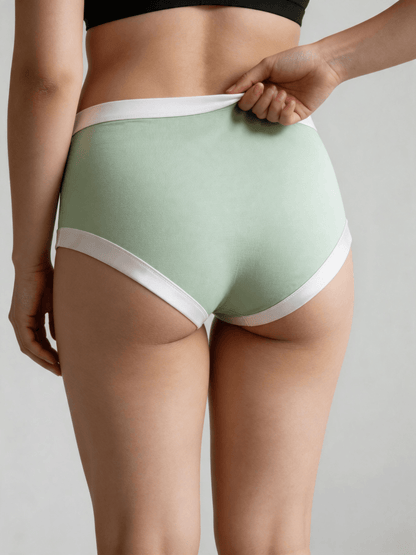 Women's Modal High-Waisted Underwear, Antibacterial Crotch, Plus Size for Big Hip