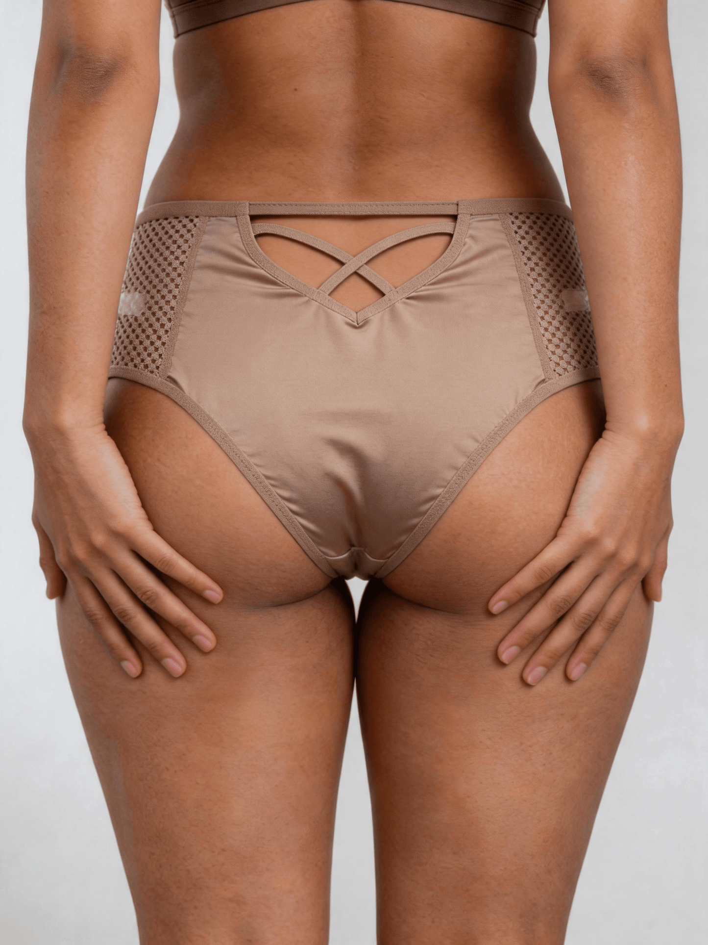 Women's High-Waist Shaping Control Lifter Shaper Panties With Breathable Design
