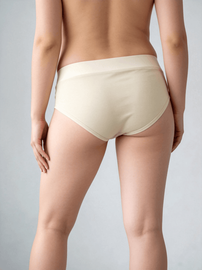Plus Size Modal Seamless Briefs,  PLA Antibacterial Crotch design Underwear