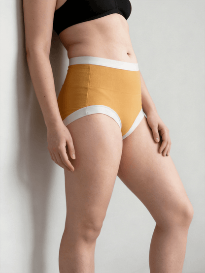 Women's Modal High-Waisted Underwear, Antibacterial Crotch, Plus Size for Big Hip