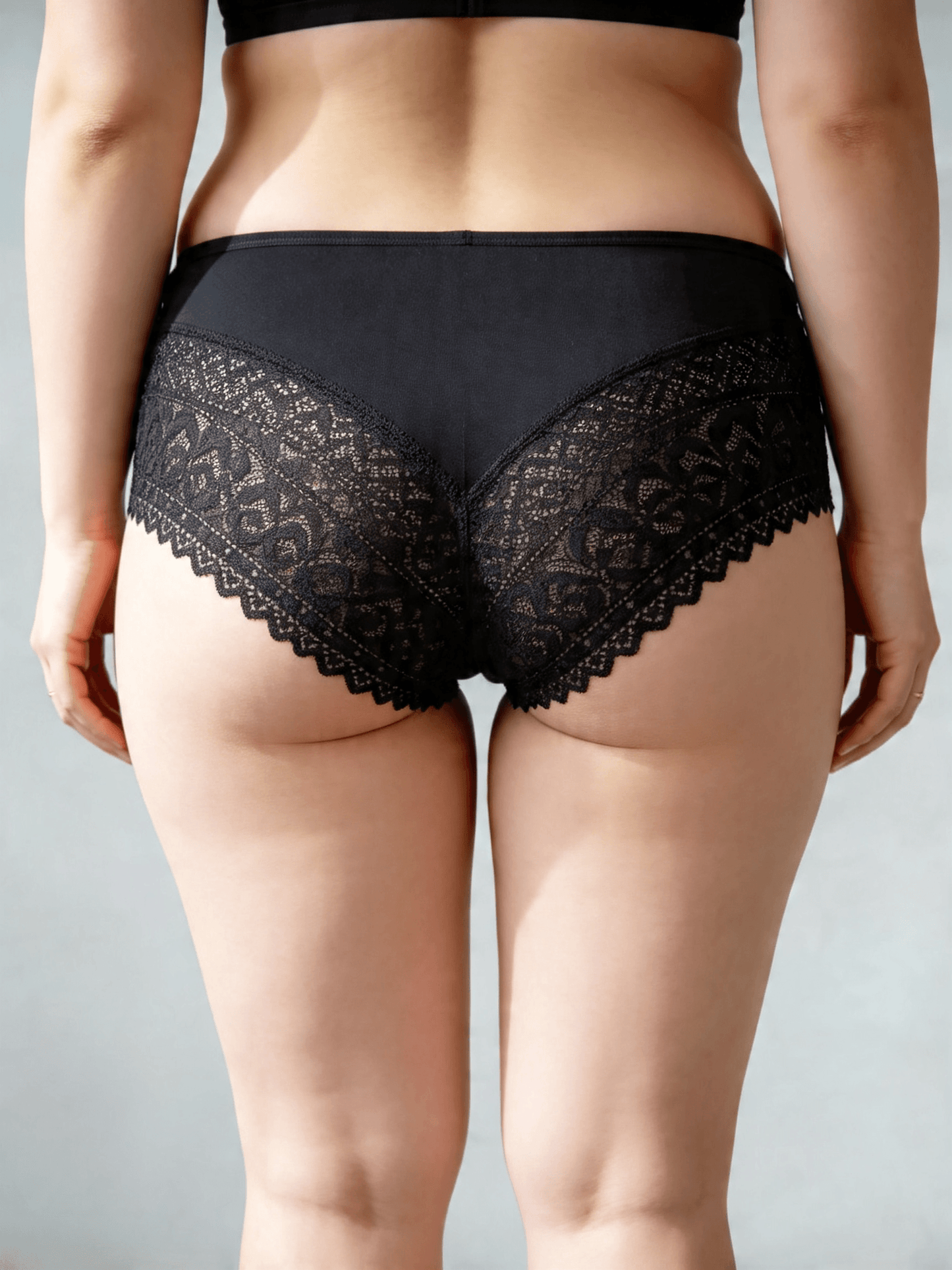 Plus Size Elegant Style Cotton Moisture Panties Breathable Soft Comfort
