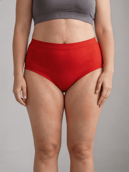 Women's Modal High-Waisted Underwear,Plus Size Extend Crotch for Big Hip