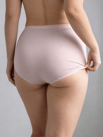 Women's Modal High-Waisted Underwear,Plus Size Extend Crotch for Big Hip
