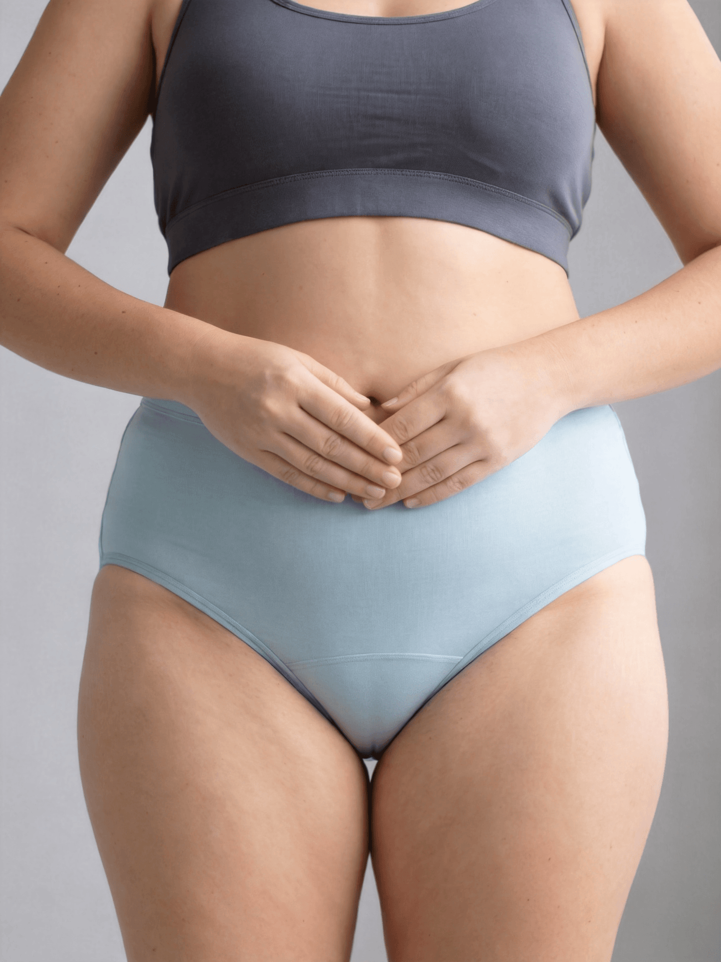 Women's Modal High-Waisted Underwear,Plus Size Extend Crotch for Big Hip
