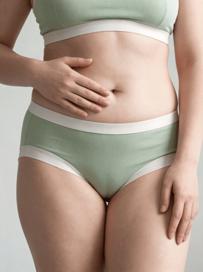 Women's Modal High-Waisted Underwear, Antibacterial Crotch, Plus Size for Big Hip