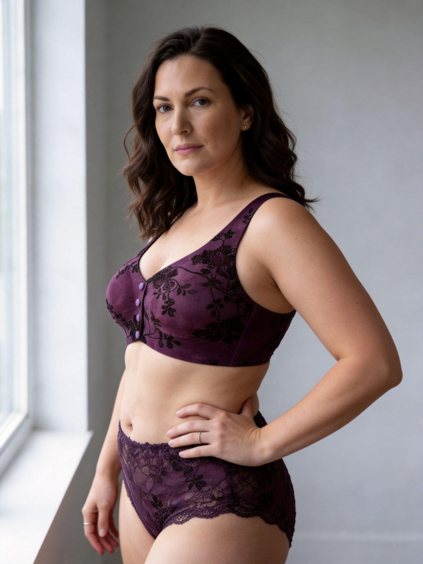 Wireless Front Closure Bra for Middle-Aged and Elderly Women