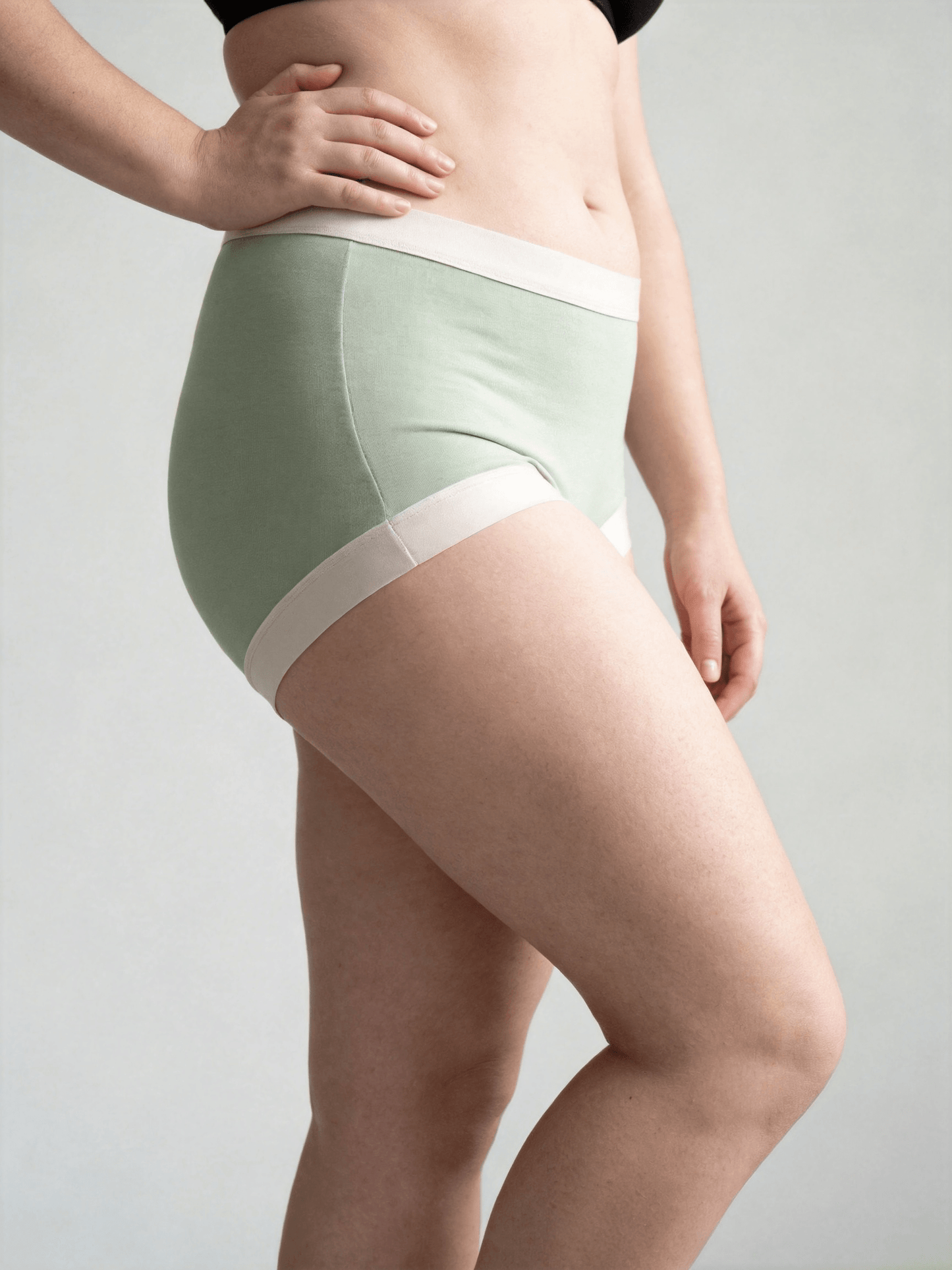 Women's Modal High-Waisted Underwear, Antibacterial Crotch, Plus Size for Big Hip