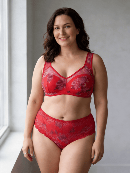 Women's Seamless Push Up Bra, Sports Bralette with Side Support