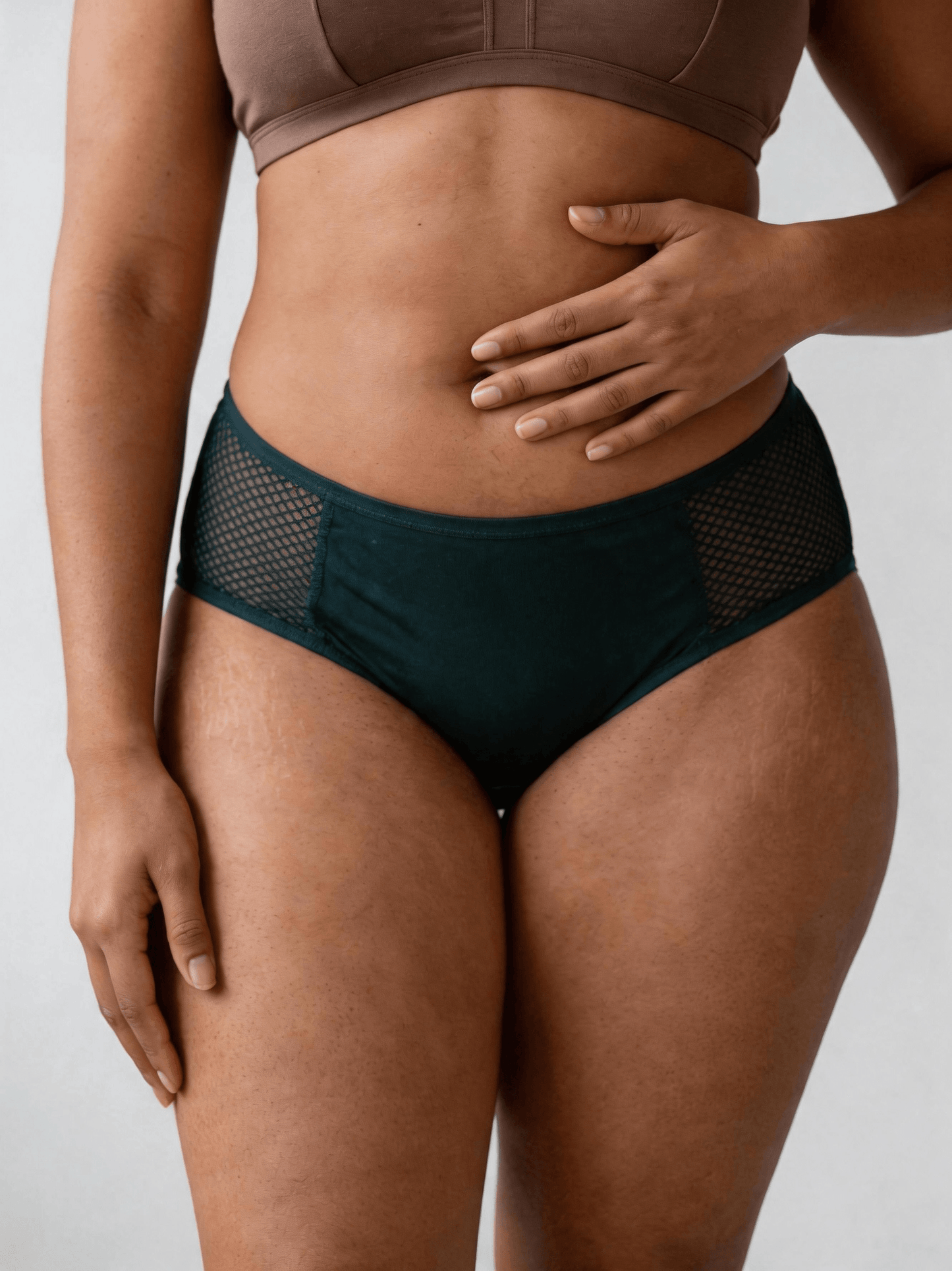 Women's High-Waist Shaping Control Lifter Shaper Panties With Breathable Design