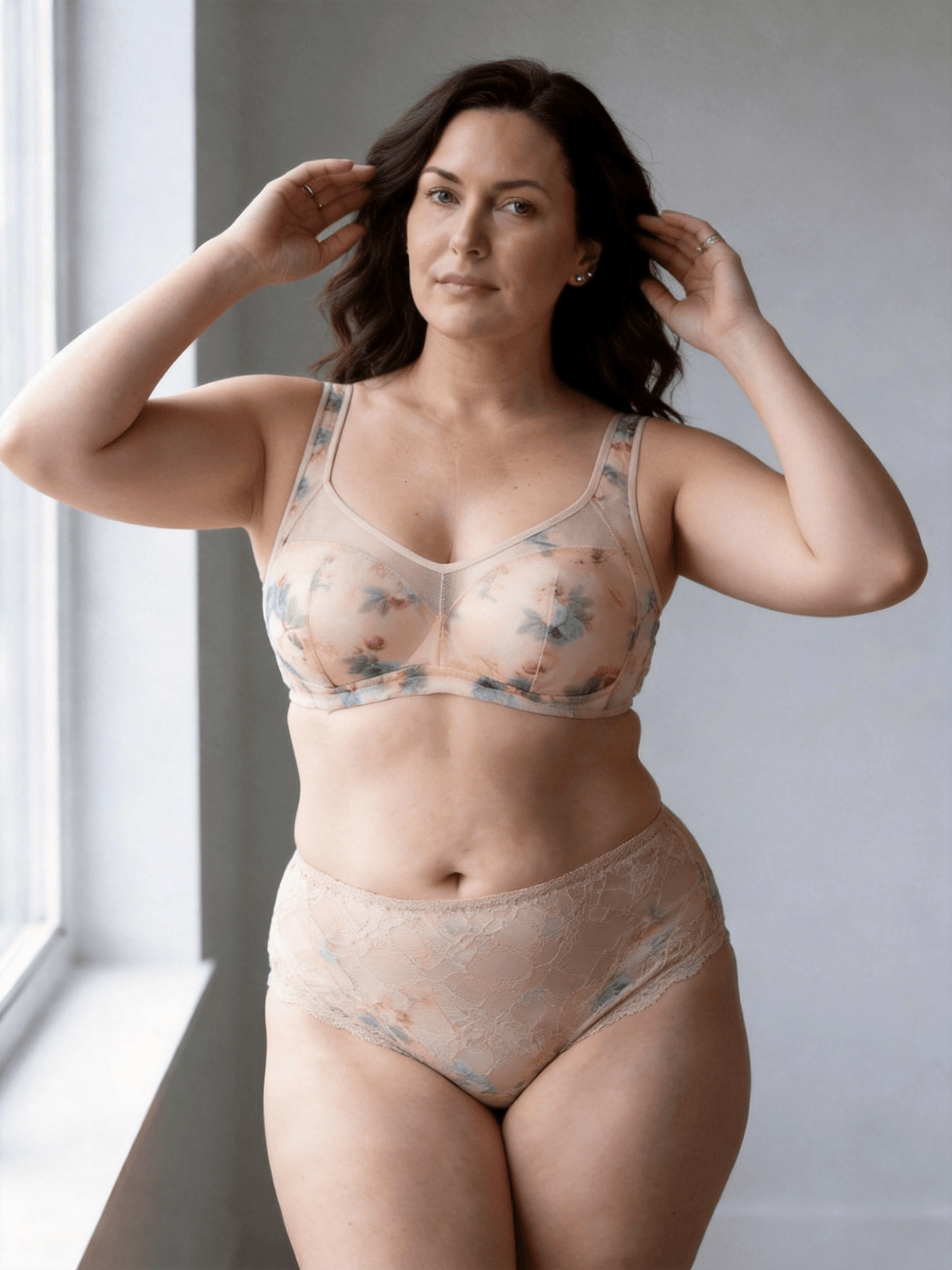 Women's Seamless Push Up Bra, Sports Bralette with Side Support