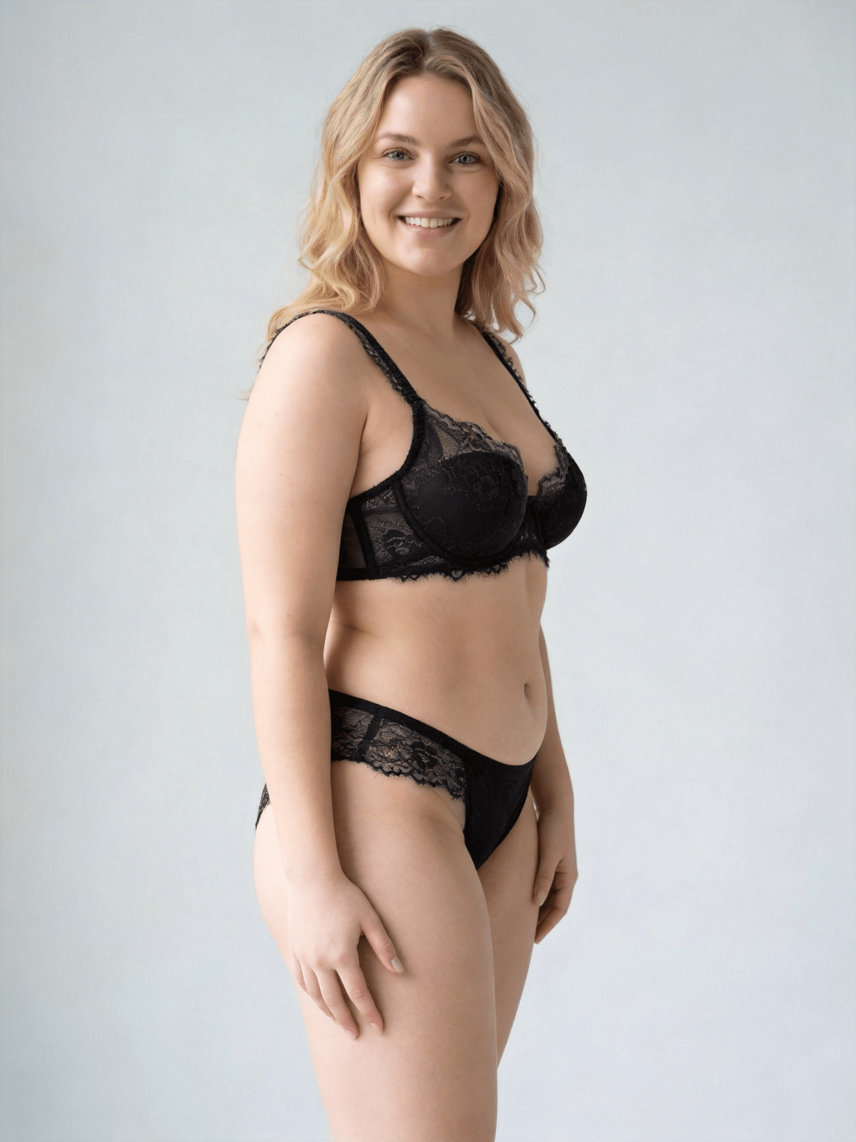Plus full coverage gentle lift, plus-size friendly design with full coverage cup for complete breast wrapping.
