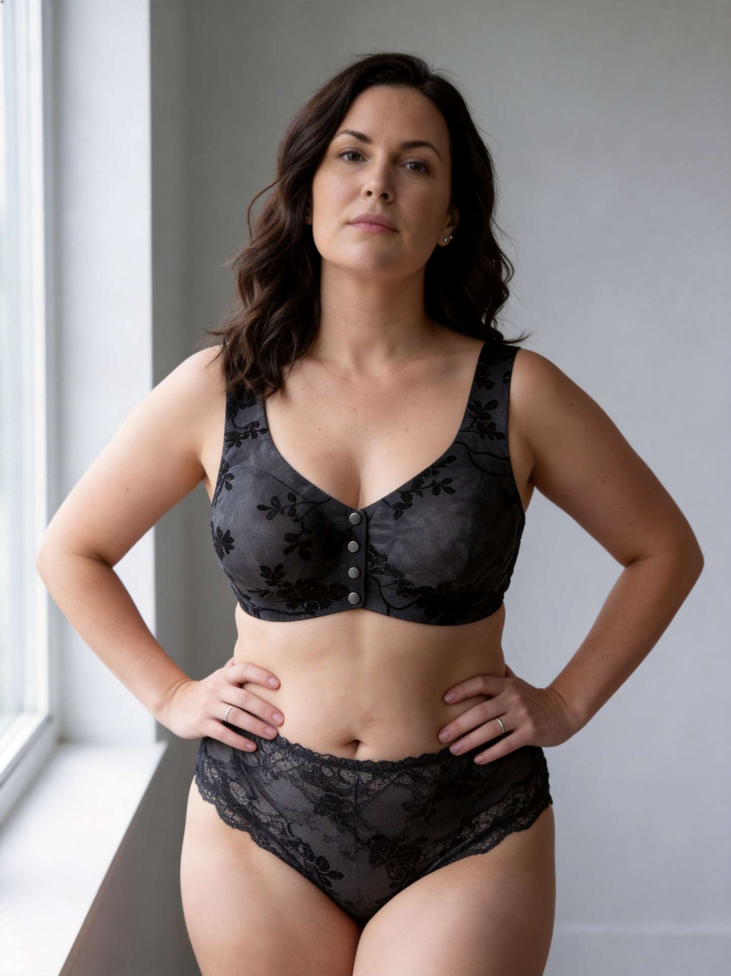 Wireless Front Closure Bra for Middle-Aged and Elderly Women
