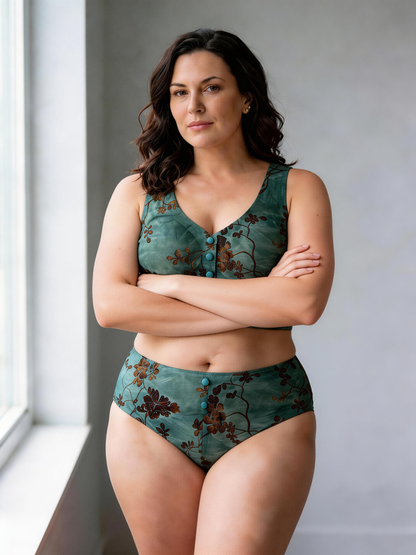 Wireless Front Closure Bra for Middle-Aged and Elderly Women