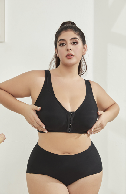 plus size smooth bra with back support