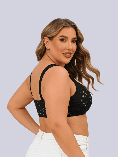 the perfect balance of elegance, comfort, and support for curvy figures.