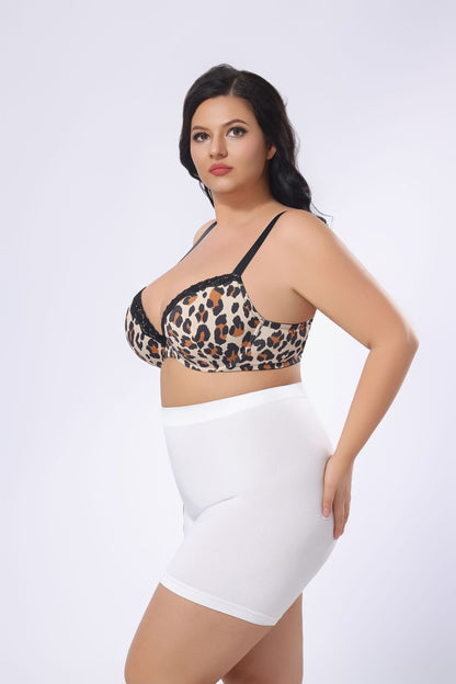 D-G Cup Plus Size Underwire Bra Push Up Back Smoothing Minimizer Bra
