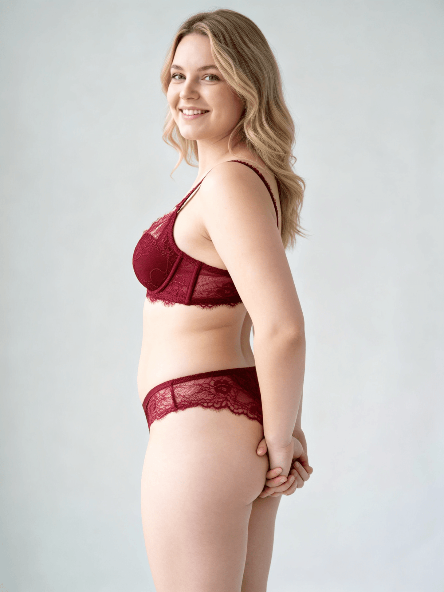 Stretchy soft fabric ensures snug fit and all-day comfort, wireless structure relieves chest pressure.