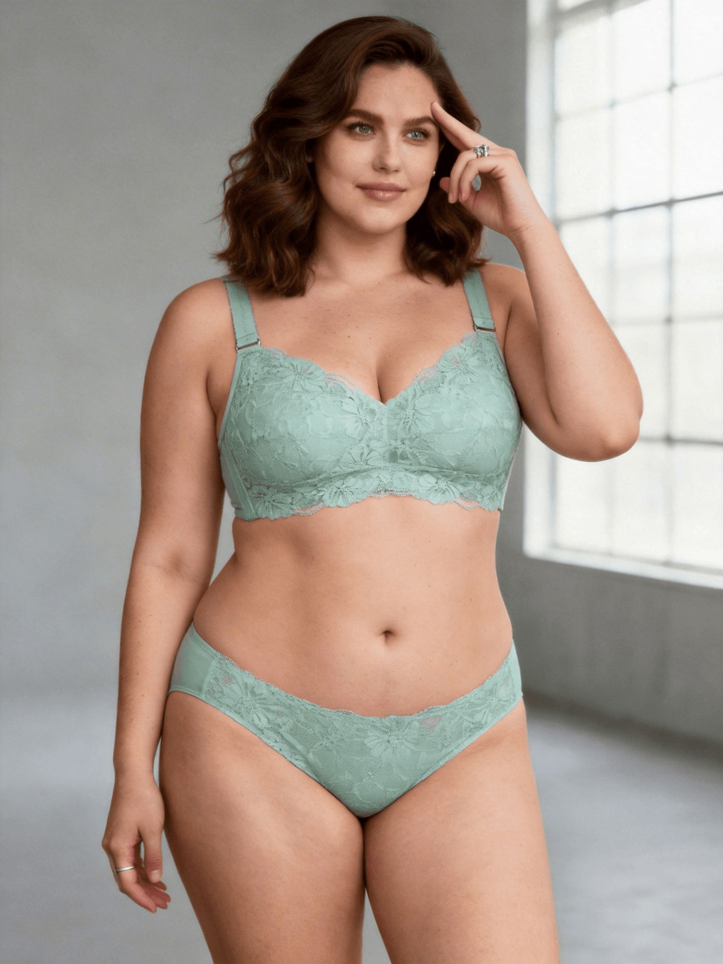 Wireless Full Coverage Thin Cup Minimizer Bra, Slimming & Push-up
