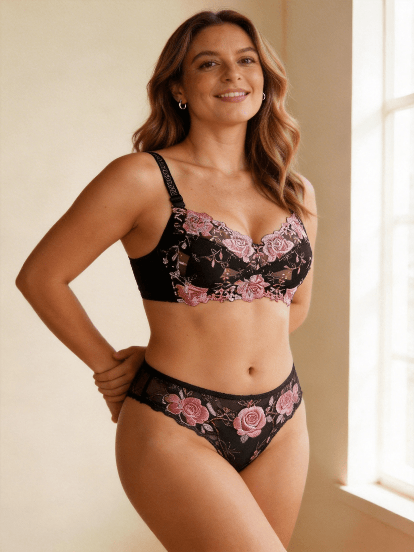 Plus Size Thin Cup Wireless & Full Coverage Minimizer Bra for Women